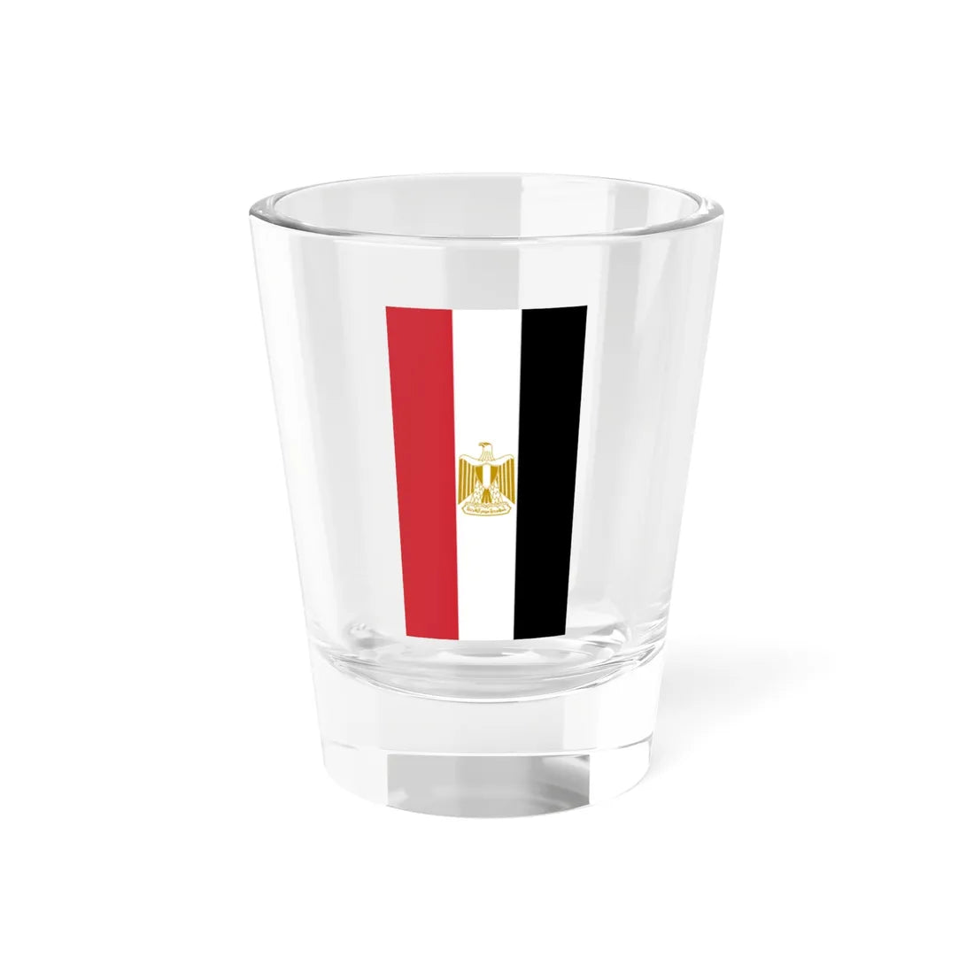 Vertical Flag of Egypt (Egypt) Shot Glass 1.5oz 1.5oz - Go Mug Yourself