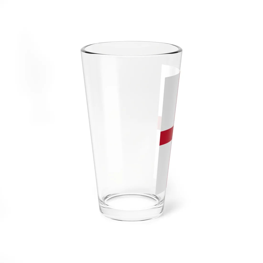 Vertical flag of England (England) Pint Glass 16oz - Go Mug Yourself