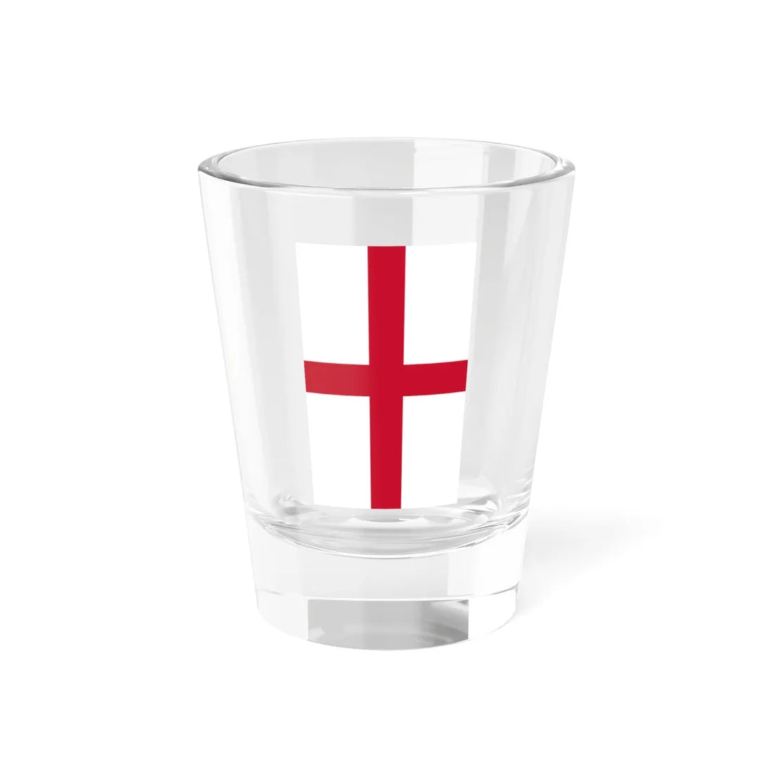 Vertical flag of England (England) Shot Glass 1.5oz 1.5oz - Go Mug Yourself