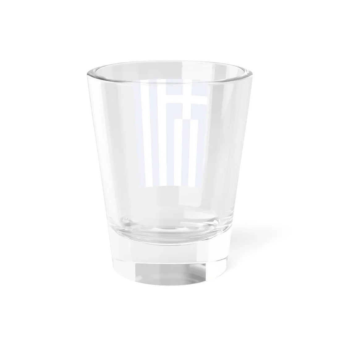 Vertical flag of Greece correct (Greece) Shot Glass 1.5oz - Go Mug Yourself