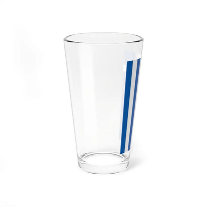 Vertical flag of Greece incorrect (Greece) Pint Glass 16oz - Go Mug Yourself