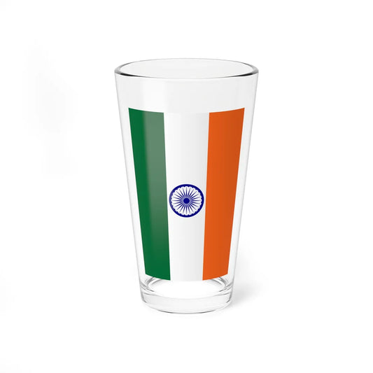 Vertical flag of India incorrect (India) Pint Glass 16oz 16oz - Go Mug Yourself