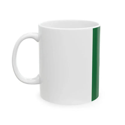 Vertical flag of India incorrect (India) White Coffee Mug - Go Mug Yourself