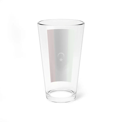 Vertical Flag of Libya (Libya) Pint Glass 16oz - Go Mug Yourself