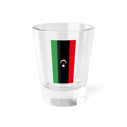Vertical Flag of Libya (Libya) Shot Glass 1.5oz - Go Mug Yourself