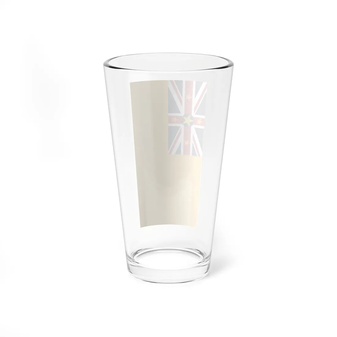 Vertical Flag of Niue Pint Glass 16oz - Go Mug Yourself
