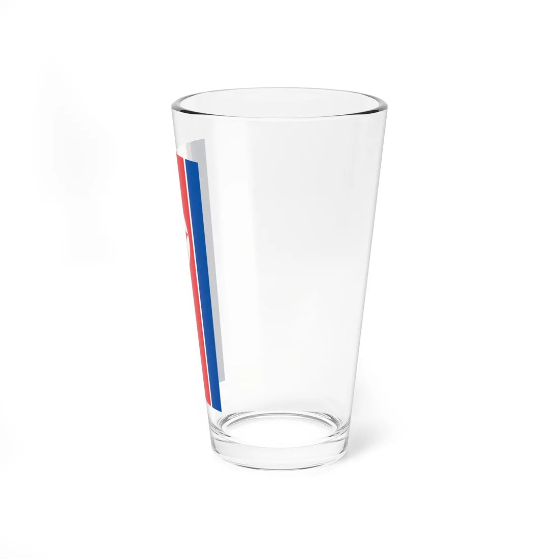 Vertical Flag of North Korea (Korea) Pint Glass 16oz - Go Mug Yourself