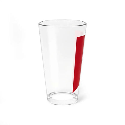 Vertical flag of Peru (Peru) Pint Glass 16oz - Go Mug Yourself