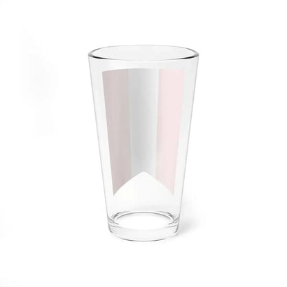 Vertical flag of Peru (Peru) Pint Glass 16oz - Go Mug Yourself