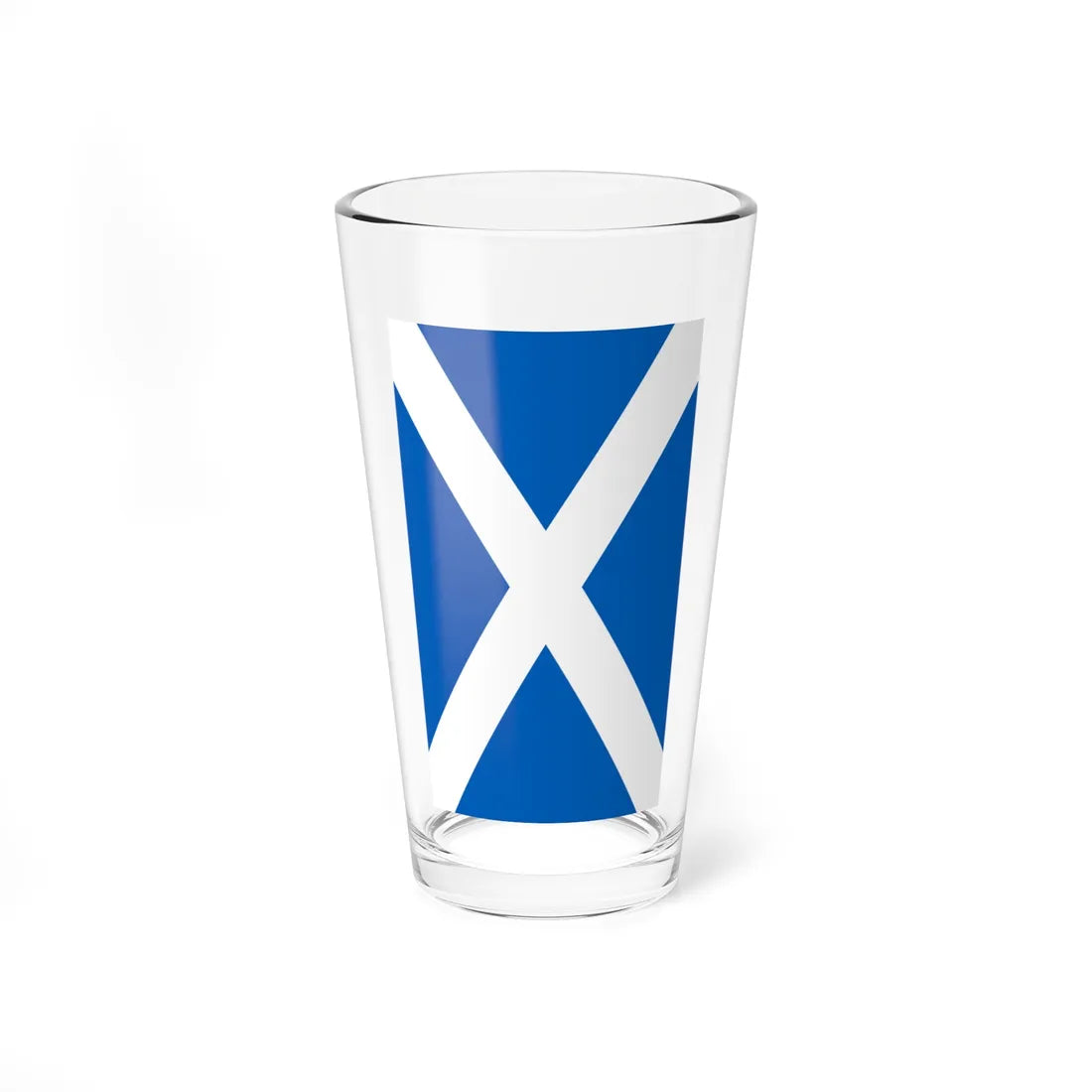 Vertical flag of Scotland (Scotland) Pint Glass 16oz 16oz - Go Mug Yourself
