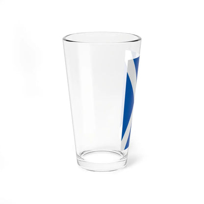 Vertical flag of Scotland (Scotland) Pint Glass 16oz - Go Mug Yourself
