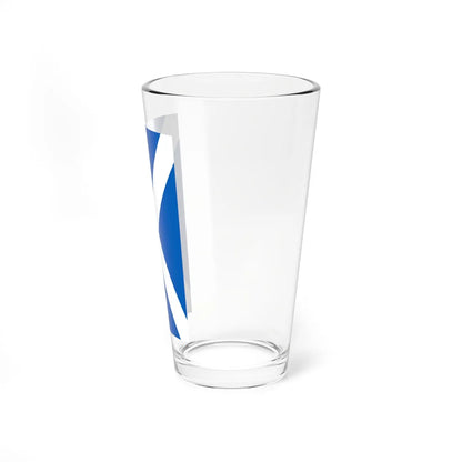 Vertical flag of Scotland (Scotland) Pint Glass 16oz - Go Mug Yourself