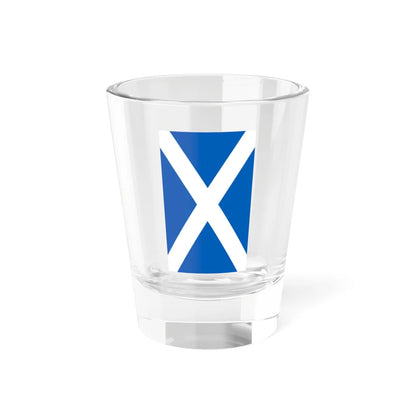 Vertical flag of Scotland (Scotland) Shot Glass 1.5oz 1.5oz - Go Mug Yourself