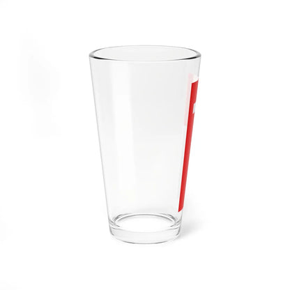 Vertical flag of Switzerland (Switzerland) Pint Glass 16oz - Go Mug Yourself