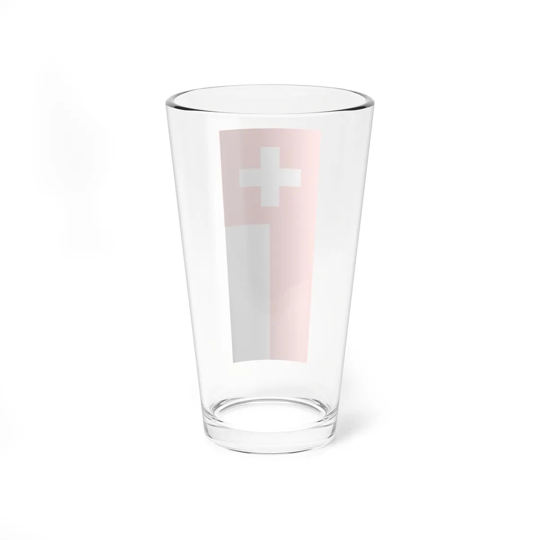 Vertical flag of Switzerland (Switzerland) Pint Glass 16oz - Go Mug Yourself