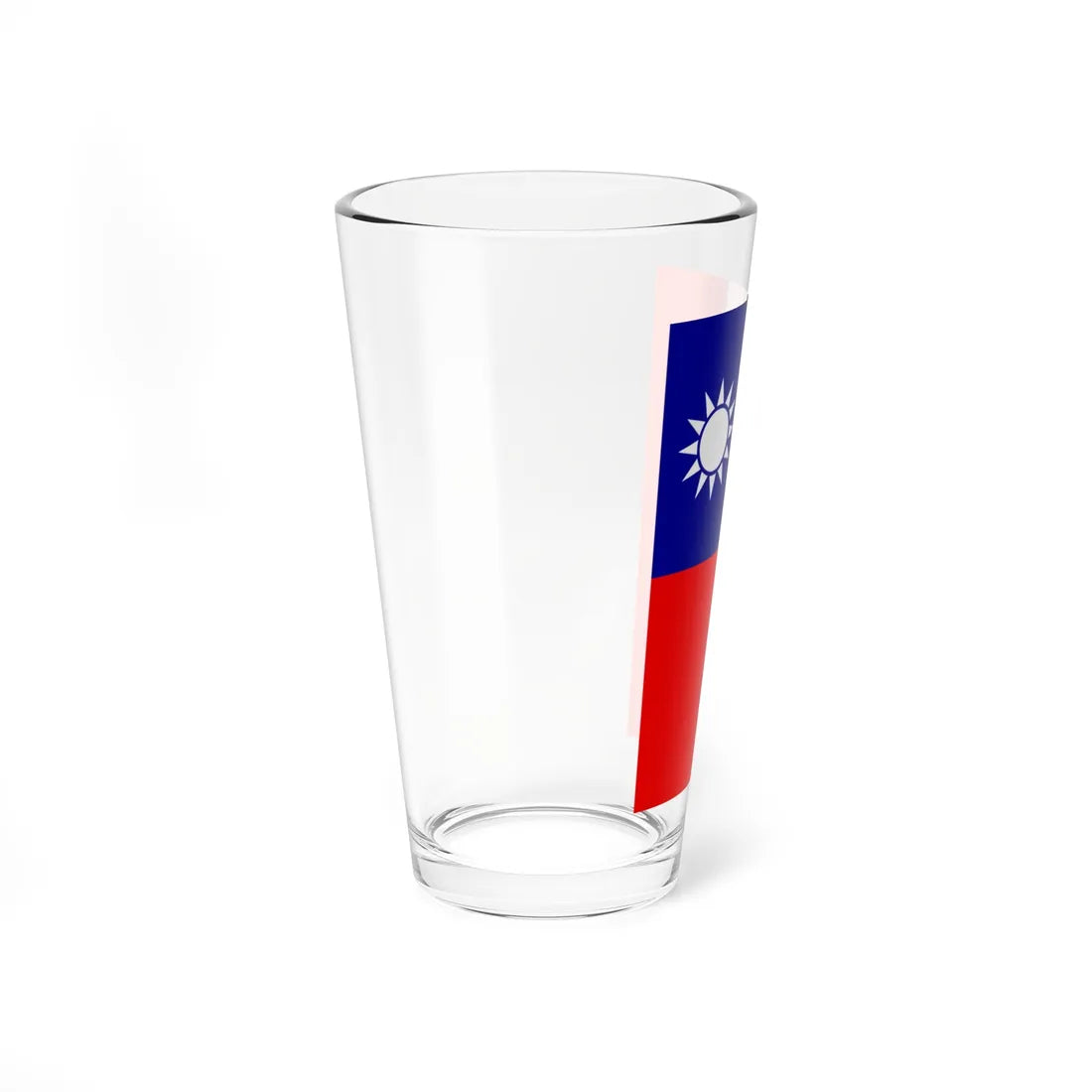 Vertical Flag of the Republic of China (China) Pint Glass 16oz - Go Mug Yourself