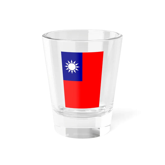 Vertical Flag of the Republic of China (China) Shot Glass 1.5oz 1.5oz - Go Mug Yourself