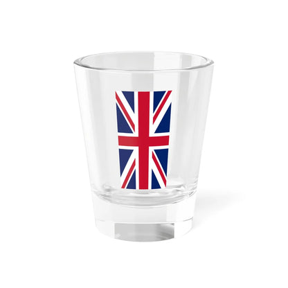 Vertical Flag of the United Kingdom 1-2 (United Kingdom) Shot Glass 1.5oz 1.5oz - Go Mug Yourself