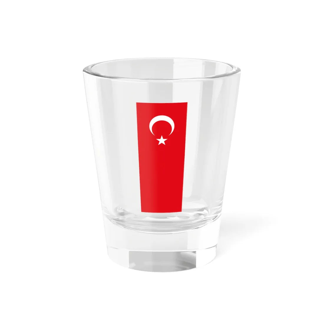 Vertical Flag of Turkey (Turkey) Shot Glass 1.5oz 1.5oz - Go Mug Yourself