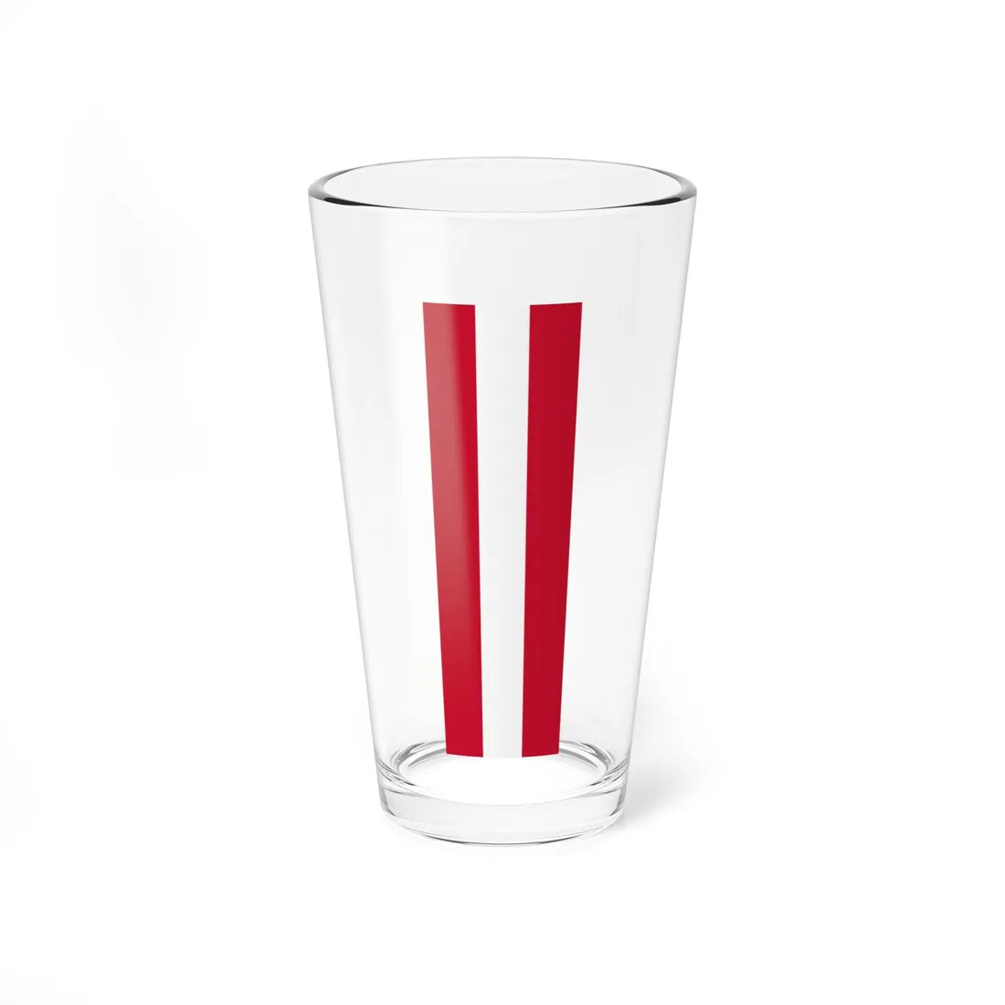 Vertical Hoisting of Austrian Flag (Austria) Pint Glass 16oz 16oz - Go Mug Yourself