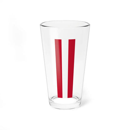 Vertical Hoisting of Austrian Flag (Austria) Pint Glass 16oz 16oz - Go Mug Yourself