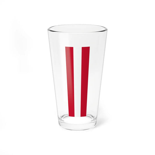 Vertical Hoisting of Austrian Flag (Austria) Pint Glass 16oz 16oz - Go Mug Yourself