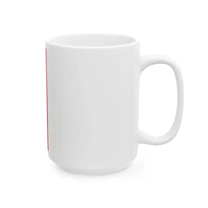 Vertical Hoisting of Austrian Flag (Austria) White Coffee Mug - Go Mug Yourself