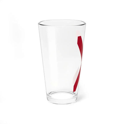 Vertical Saint Patricks saltire (Ireland) Pint Glass 16oz - Go Mug Yourself