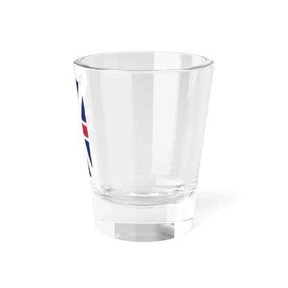 Vertical Union Flag 1606-1800 3-5 (United Kingdom) Shot Glass 1.5oz - Go Mug Yourself
