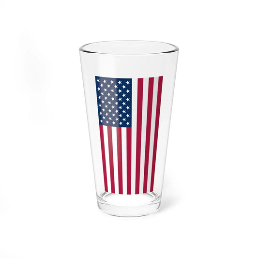 Vertical United States Flag (United States) Pint Glass 16oz 16oz - Go Mug Yourself