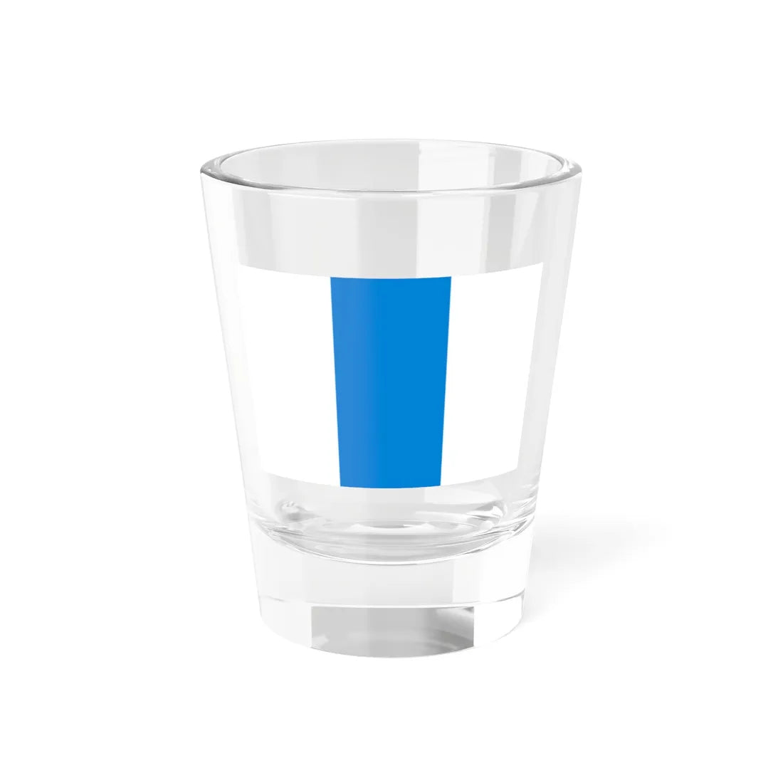 Vertical White-blue-white flag (Russia) Shot Glass 1.5oz 1.5oz - Go Mug Yourself