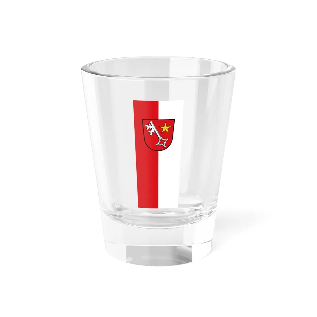 Vertikale Flagge Worms (Germany) Shot Glass 1.5oz 1.5oz - Go Mug Yourself
