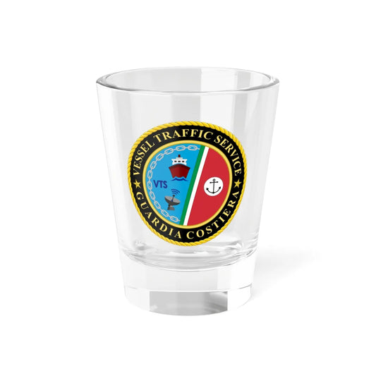 Vessel traffic service - Italian Coast Guard (Italy) (Coat of Arms) Shot Glass 1.5oz 1.5oz - Go Mug Yourself