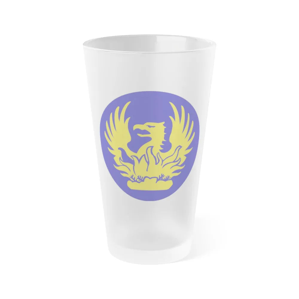 Veterans Administration Military Personnel (U.S. Army) Frosted Pint Glass 16oz-Go Mug Yourself