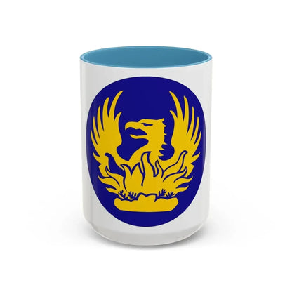 Veterans Administration Military Personnel (U.S. Army) Accent Coffee Mug 15oz Light Blue - Go Mug Yourself
