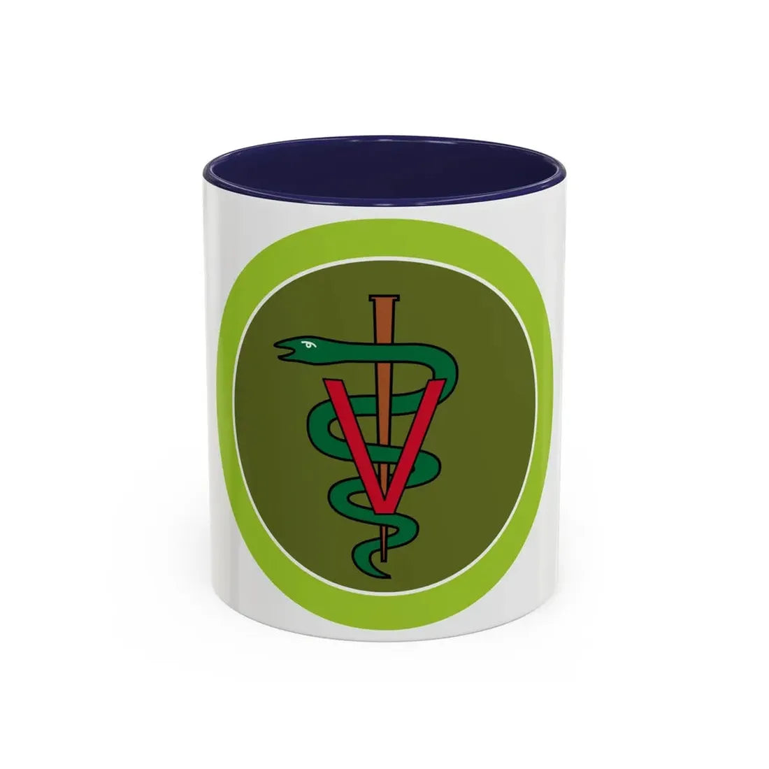 Veterinary Medicine (Boy Scout Merit Badge) Accent Coffee Mug 11oz Navy - Go Mug Yourself