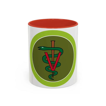 Veterinary Medicine (Boy Scout Merit Badge) Accent Coffee Mug 11oz Red - Go Mug Yourself