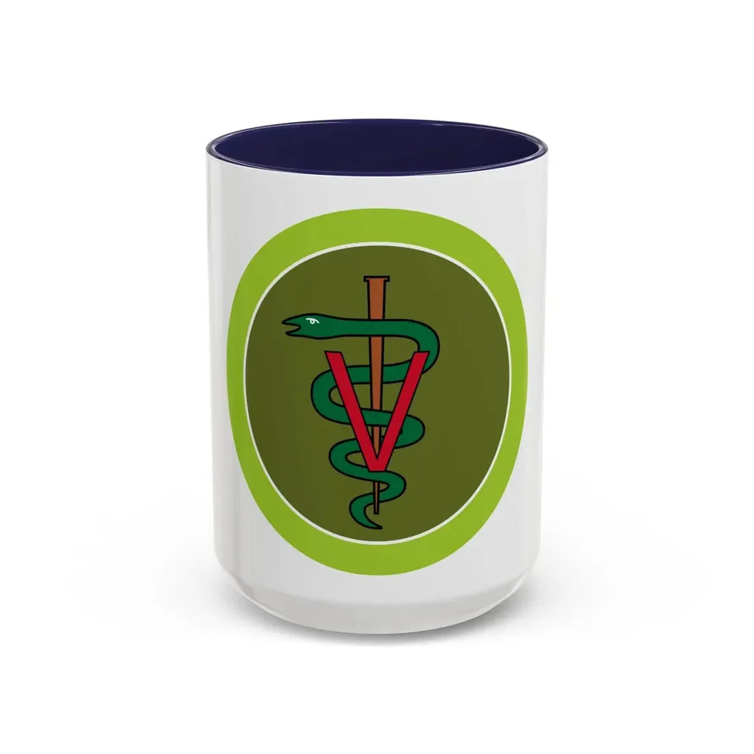 Veterinary Medicine (Boy Scout Merit Badge) Accent Coffee Mug 15oz Navy - Go Mug Yourself