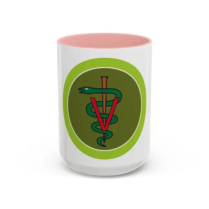 Veterinary Medicine (Boy Scout Merit Badge) Accent Coffee Mug 15oz Pink - Go Mug Yourself