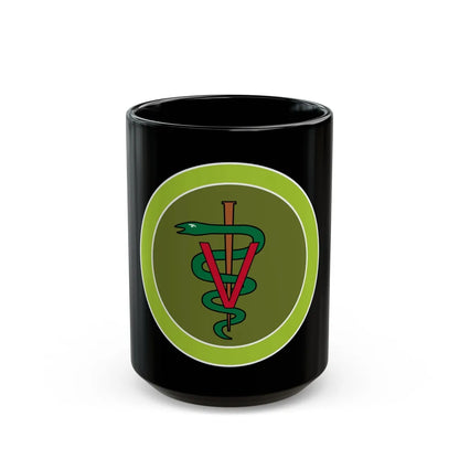 Veterinary Medicine (Boy Scout Merit Badge) Black Coffee Mug-15oz-Go Mug Yourself