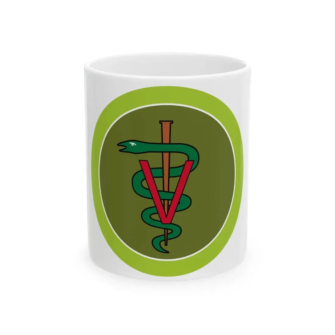 Veterinary Medicine (Boy Scout Merit Badge) White Coffee Mug 11oz - Go Mug Yourself