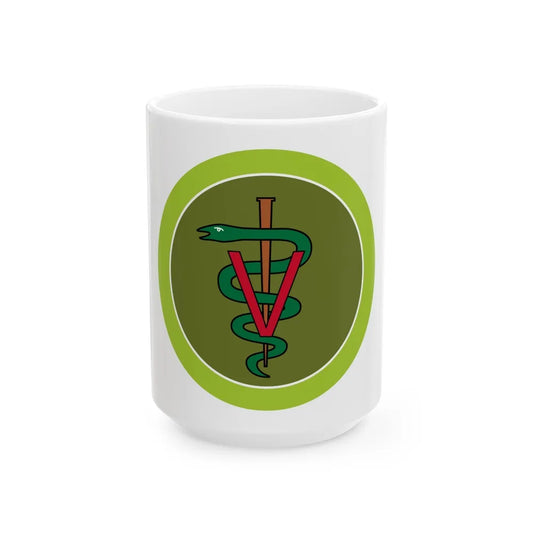 Veterinary Medicine (Boy Scout Merit Badge) White Coffee Mug-15oz-Go Mug Yourself