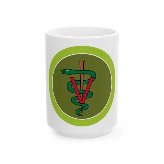 Veterinary Medicine (Boy Scout Merit Badge) White Coffee Mug 15oz - Go Mug Yourself