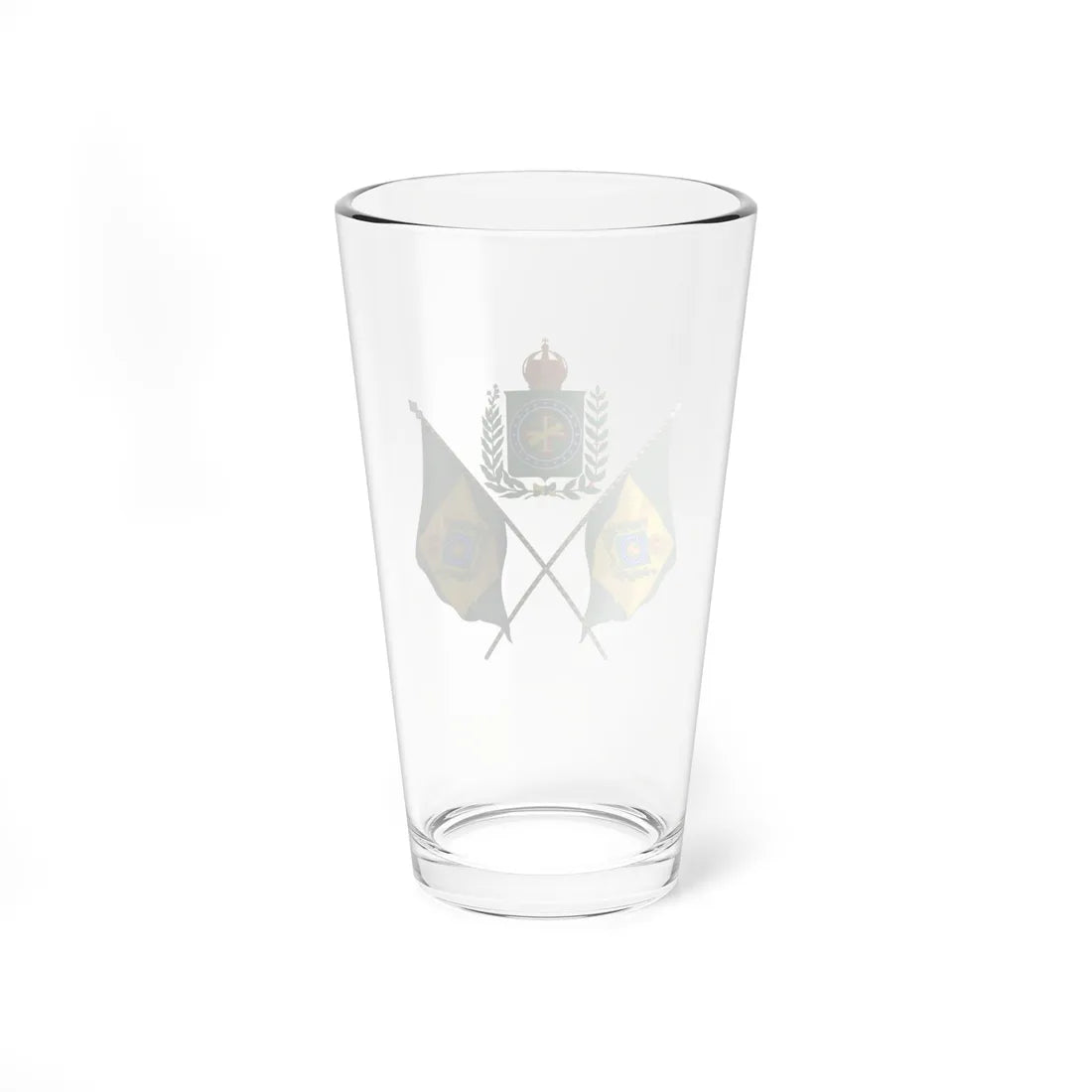 Vexillology of Brazil 19th century (Brazil) (Coat of Arms) Pint Glass 16oz - Go Mug Yourself