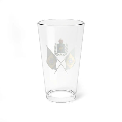 Vexillology of Brazil 19th century (Brazil) (Coat of Arms) Pint Glass 16oz - Go Mug Yourself