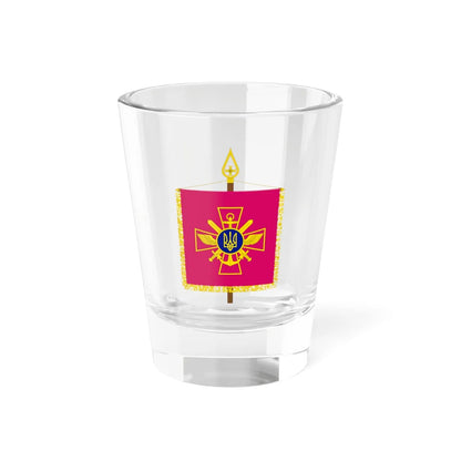 Vexillum of the Chief of the General Staff of the Armed Forces of Ukraine (Ukraine) Shot Glass 1.5oz 1.5oz - Go Mug Yourself