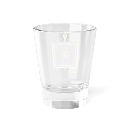 Vexillum of the Commander-in-Chief of the National Guard of Ukraine (Ukraine) Shot Glass 1.5oz - Go Mug Yourself