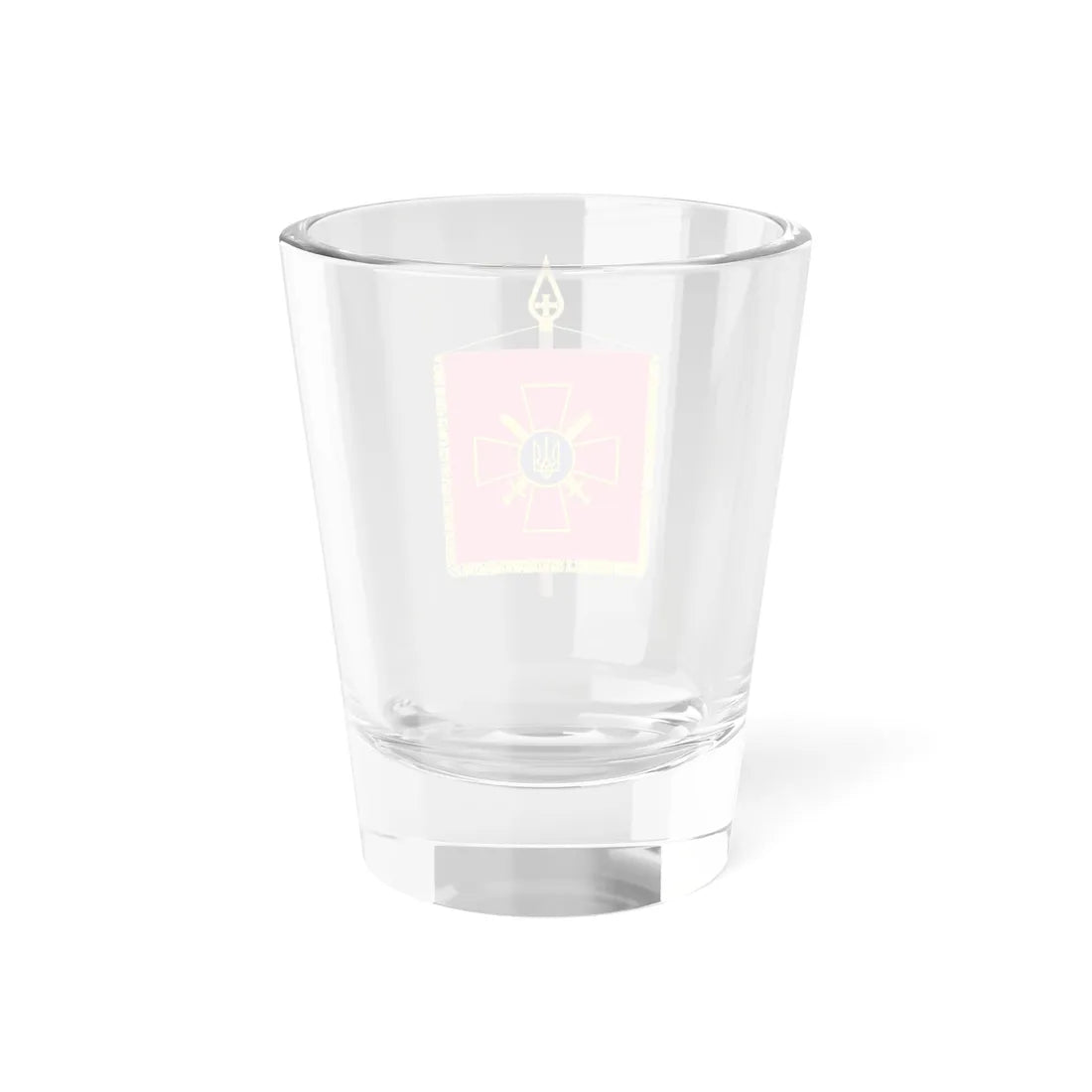 Vexillum of the Commander-in-Chief of the Ukrainian Ground Forces (Ukraine) Shot Glass 1.5oz - Go Mug Yourself