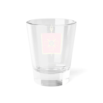 Vexillum of the Commander-in-Chief of the Ukrainian Ground Forces (Ukraine) Shot Glass 1.5oz - Go Mug Yourself