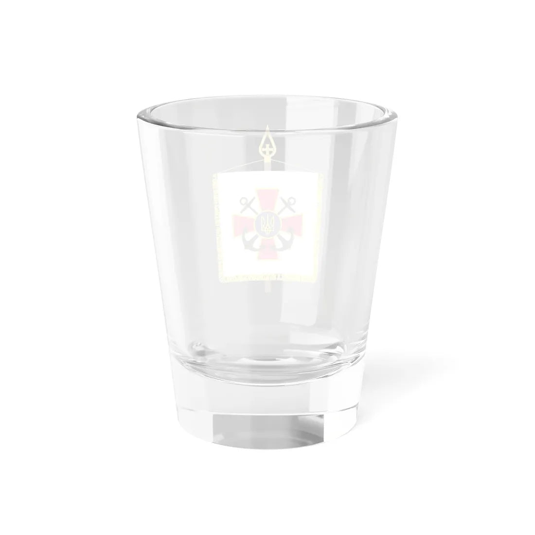 Vexillum of the Commander-in-Chief of the Ukrainian Navy (Ukraine) Shot Glass 1.5oz - Go Mug Yourself